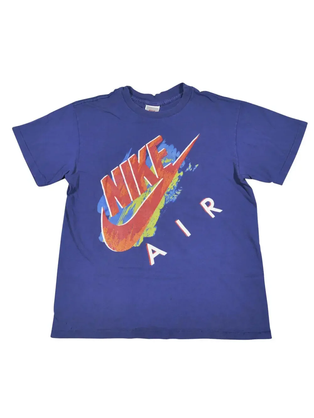 Vintage Nike Made in the USA Sportswear Blue 90s Shirt Size Youth Medium